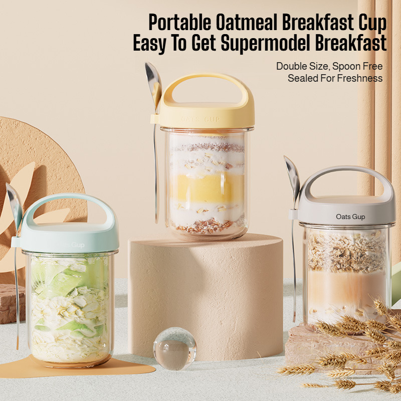 Portable Breakfast Cup Safe Le - مراجعة Meal Prep Ideas وسعره
