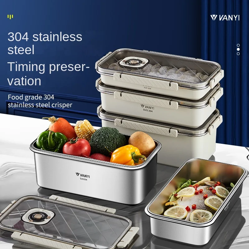 Steel Crisper Sealed Dumpling  - مراجعة Meal Prep Vacuum Seal Containers وسعره