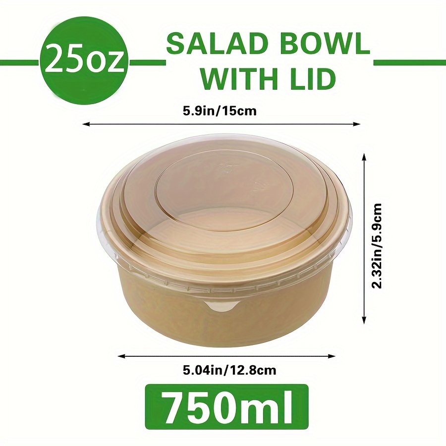 25Oz/750Ml 25/50 Pack Paper Bo - مراجعة Meal Prep Ideas وسعره