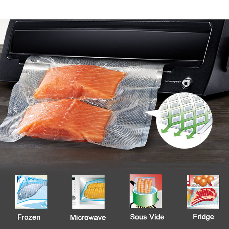 Vacuum Food Saver Sealer Bags  - مراجعة Meal Prep Vacuum Seal Containers وسعره
