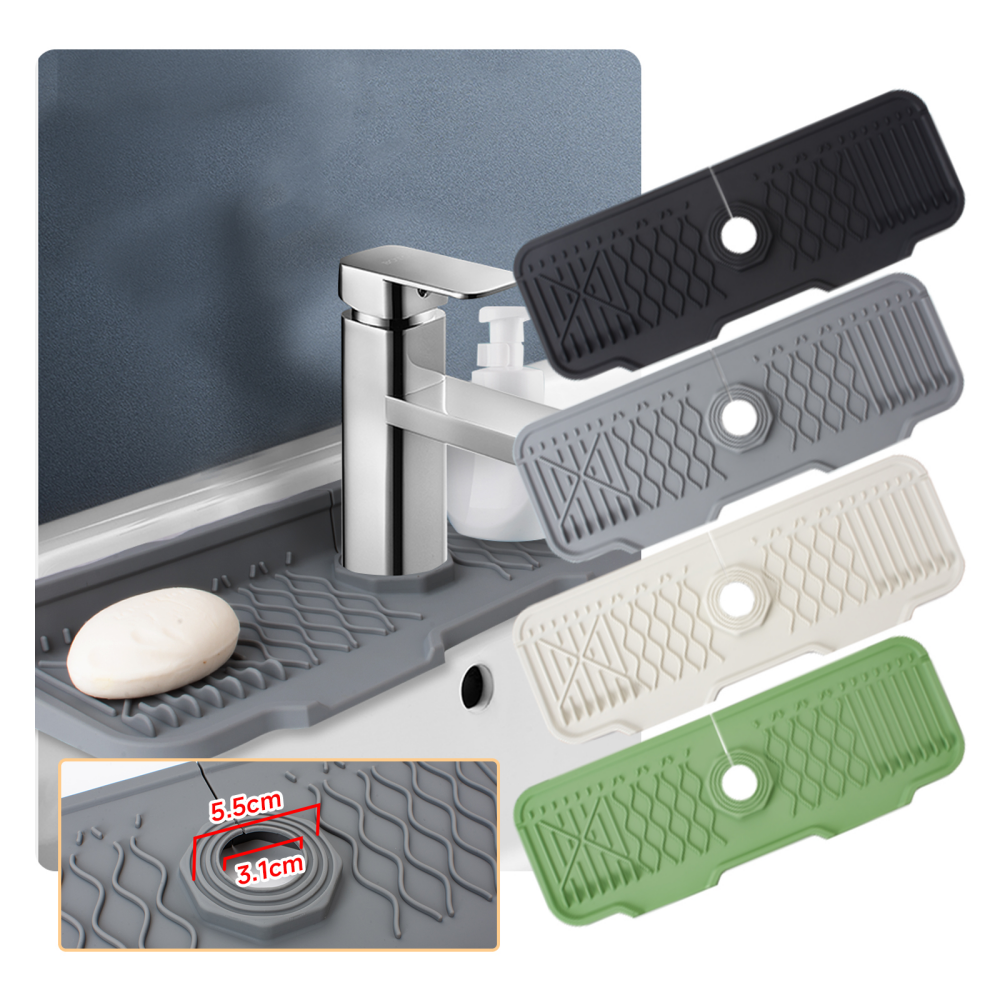 Non-slip Silicone Kitchen Drai - مراجعة Food Prep Mat وسعره