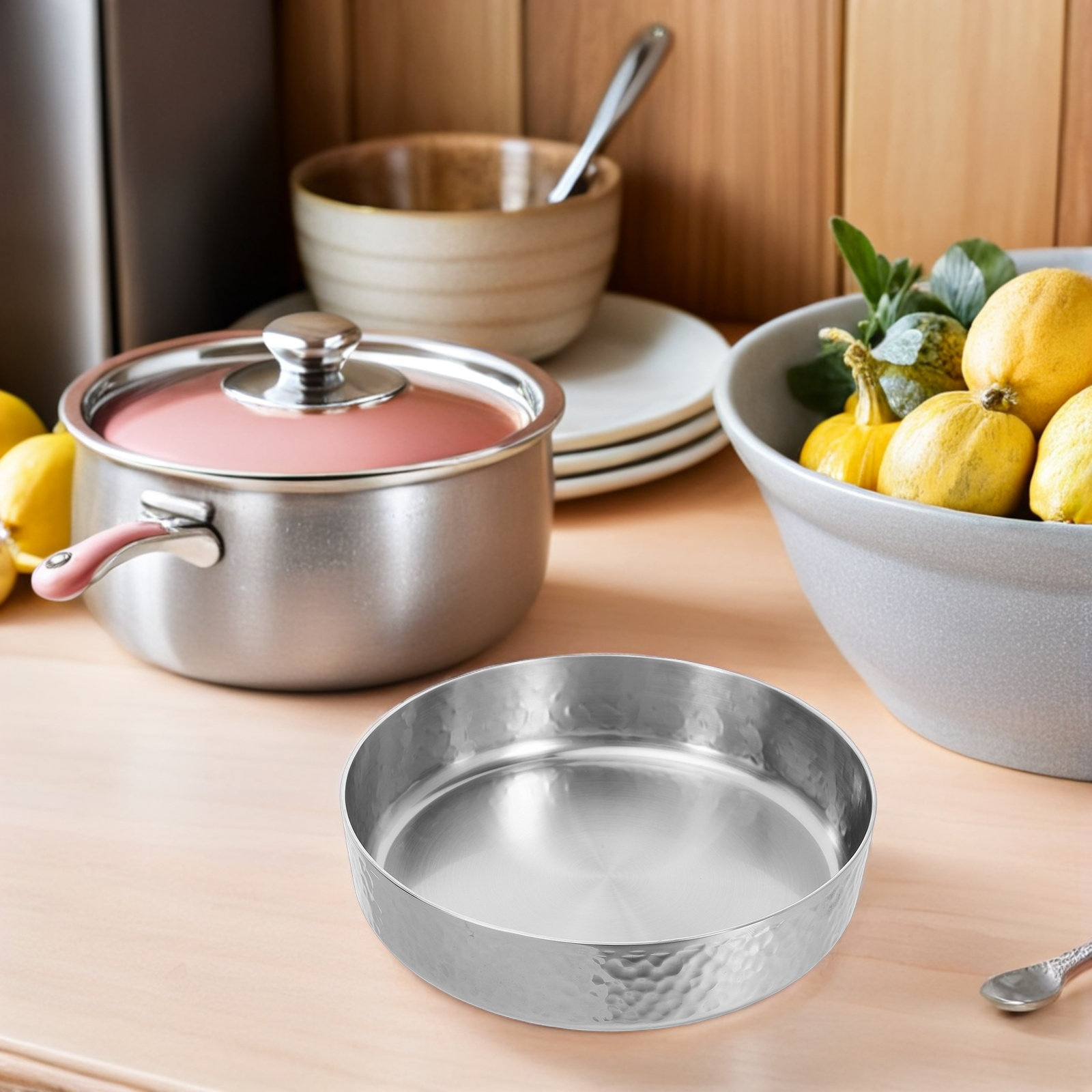 Stainless Steel Hammered Finis - مراجعة Meal Prep Noodles وسعره