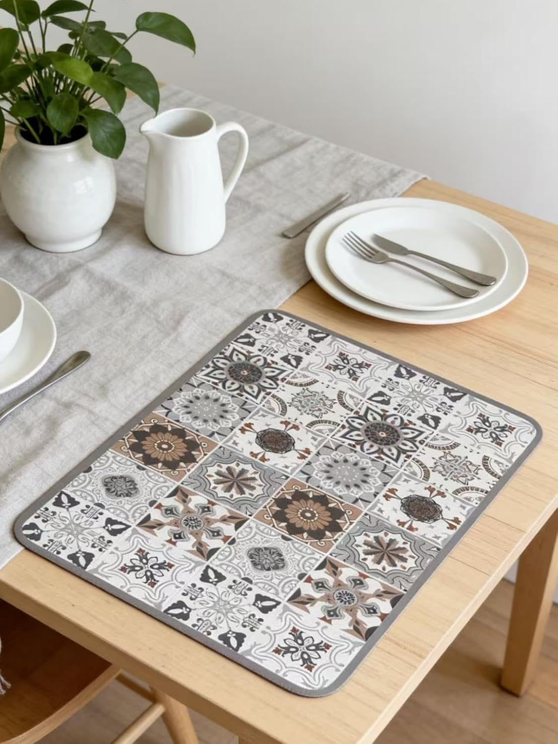 Kitchen Countertop Mat Vintage - مراجعة Meal Prep Format وسعره