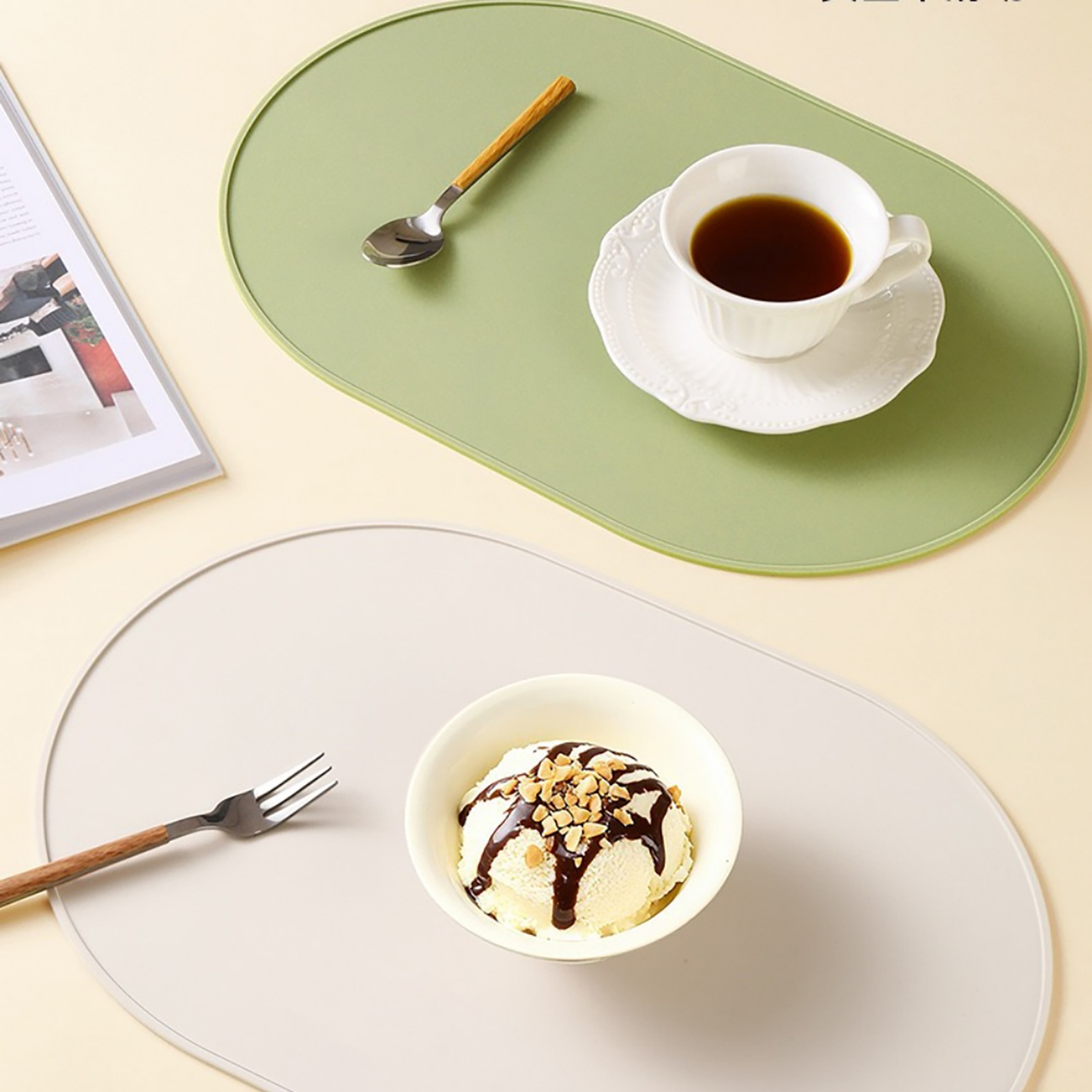 Silicone Placemats, Heat-Resis - مراجعة Food Prep Mat وسعره