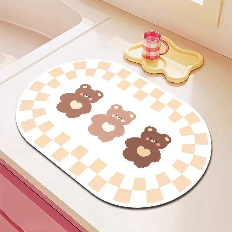 VIKAMA Fresh Apple Bear Cartoo - مراجعة Food Prep Mat وسعره